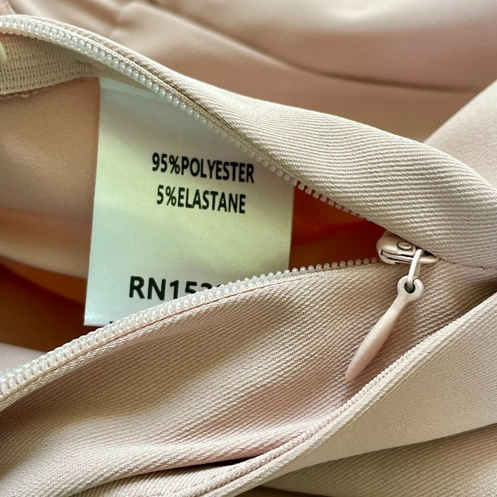 Area Stars Everly High Waist Blush Pink Stretch Trousers NWT Size Large - Picture 11 of 15